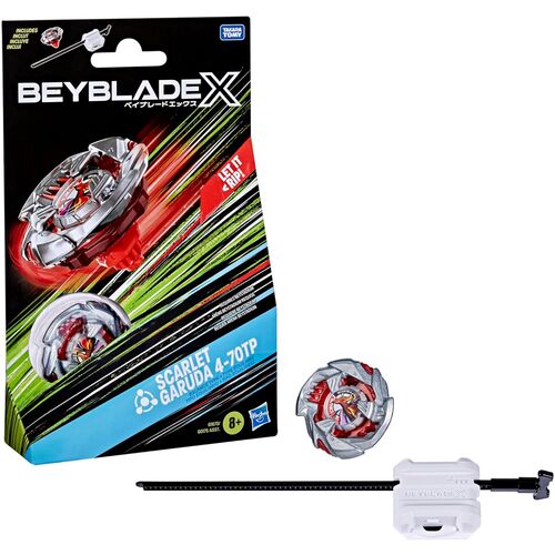 Juego Kit Inicial Scarlet Garuda 4-70TP Beyblade X