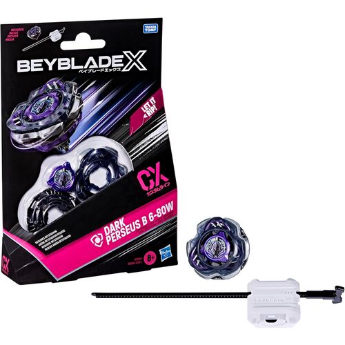 Juego Kit Inicial Dark Perseus B 6-80W Beyblade X