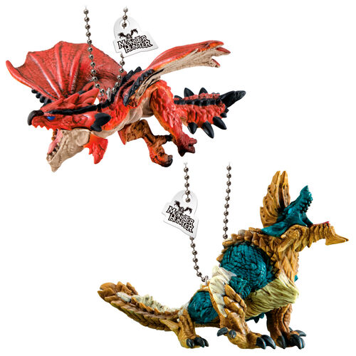 Figura sorpresa Mascot Charm Collection Monster Hunter 4cm surtido