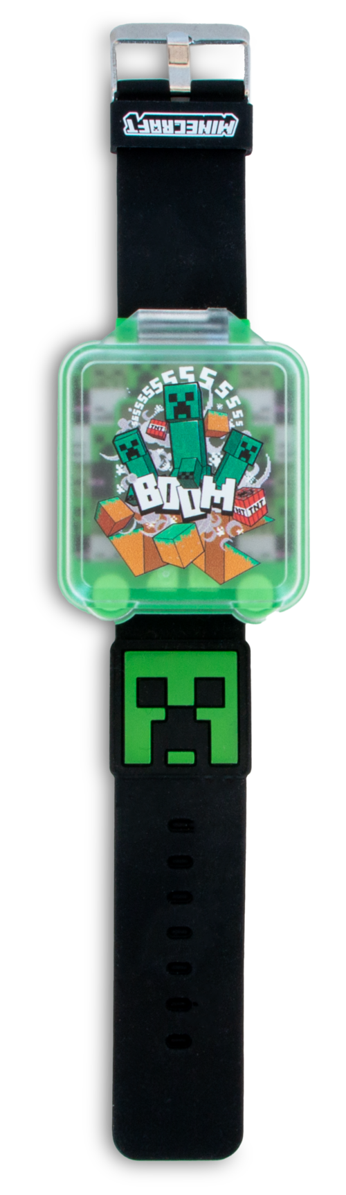 Reloj digital educativo con juegos Minecraft