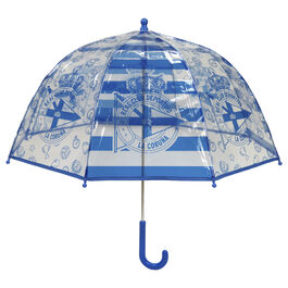 Deportivo de la Coruña manual transparent bubble umbrella 48cm