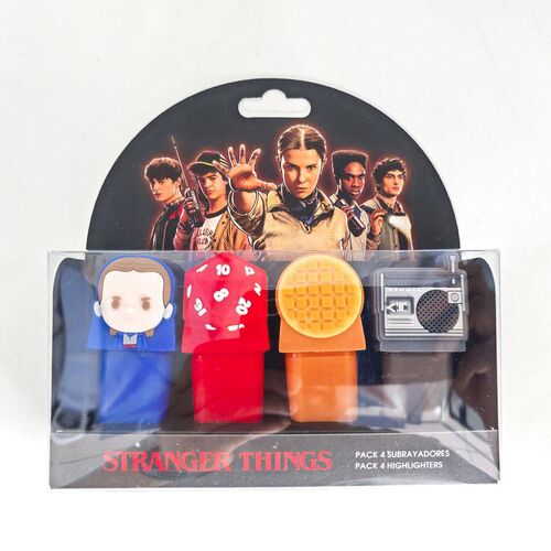 Stranger Things pack 4 highlighters