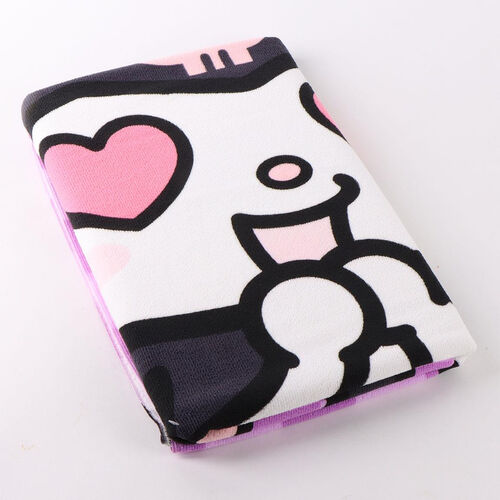 Hello Kitty Kuromi microfibre beach towel