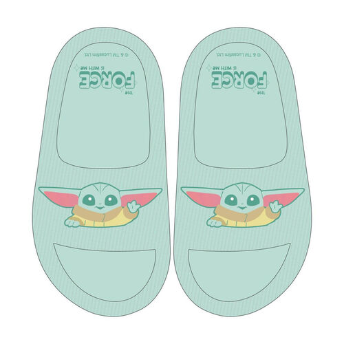 Star Wars The Mandalorian Grogu flip-flops