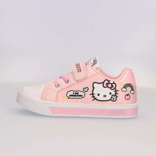 Zapatillas loneta Hello Kitty luces