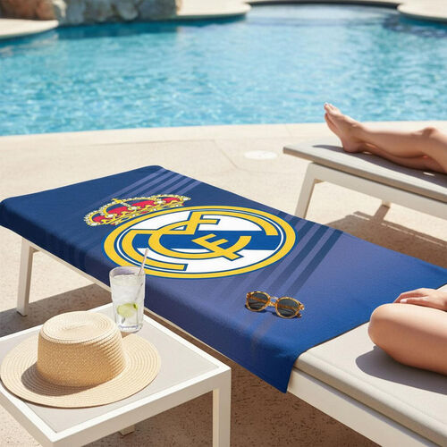 Real Madrid microfibre beach towel