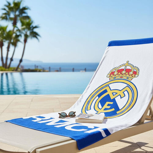 Real Madrid microfibre beach towel