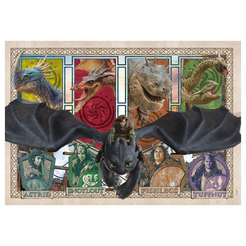 How To Train Your Dragon puzzle 300pcs