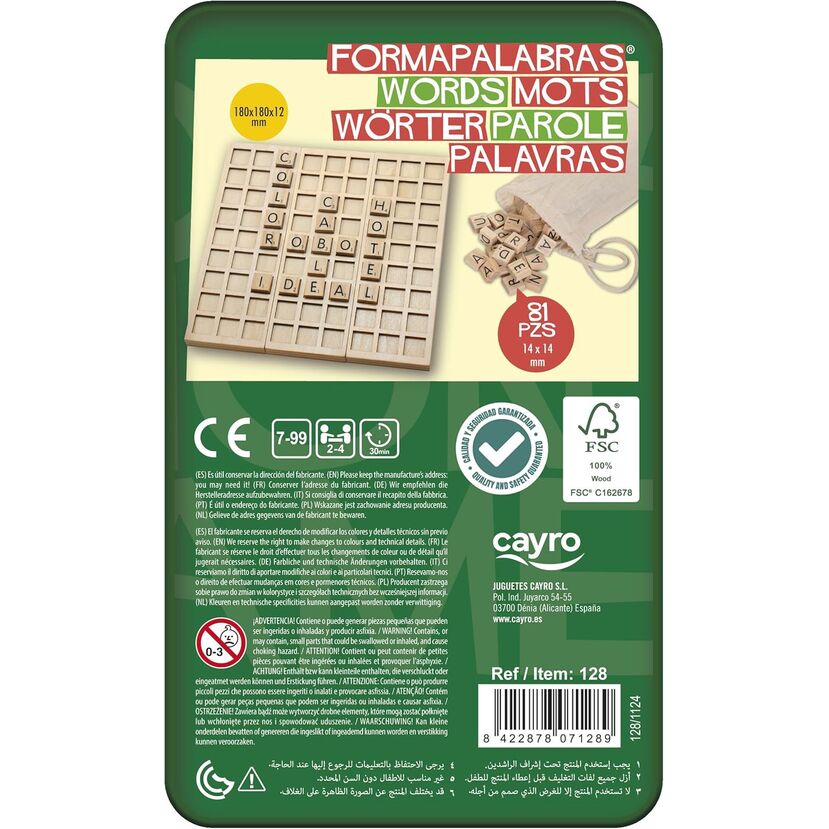 Juego Forma Palabras