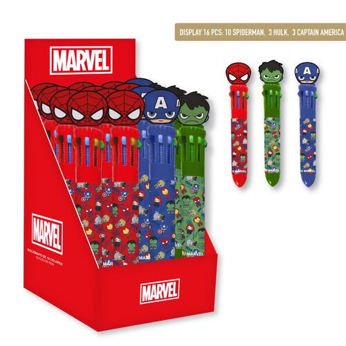 Marvel Avengers assorted pen colours