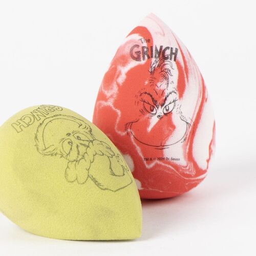 Blister 2 esponjas maquillaje El Grinch
