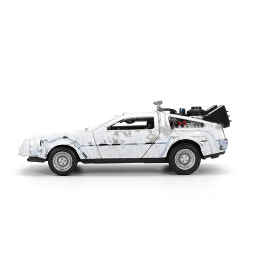 Back to the Future 40th Anniversary Time Machine Ice Effect Dlorean replica