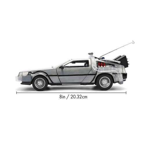 Back to the Future 40th Anniversary Time Machine Hollywood Rides Dlorean replica