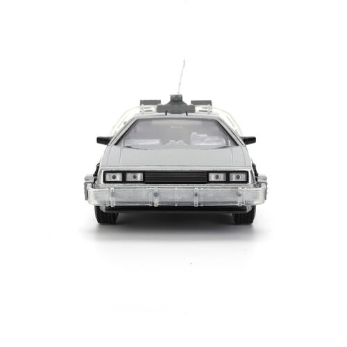 Back to the Future 40th Anniversary Time Machine Hollywood Rides Dlorean replica