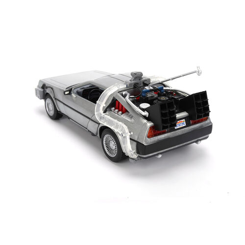 Back to the Future 40th Anniversary Time Machine Hollywood Rides Dlorean replica