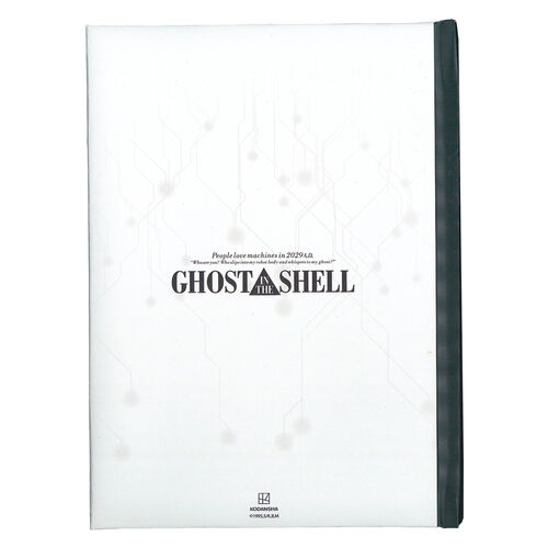 Ghost in the Shell Notebook with light