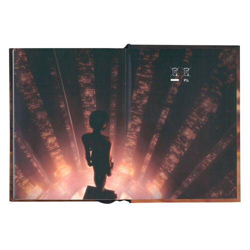 Cuaderno con luz City Ghost in the Shell