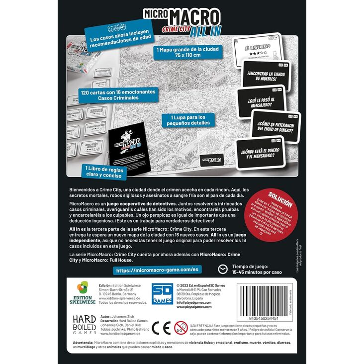 Juego Micro Macro All In español