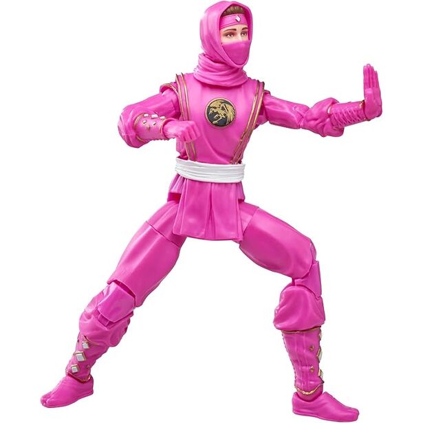 Power Rangers Lightning Collection Mighty Morphin Ninja Pink Ranger figure 15cm