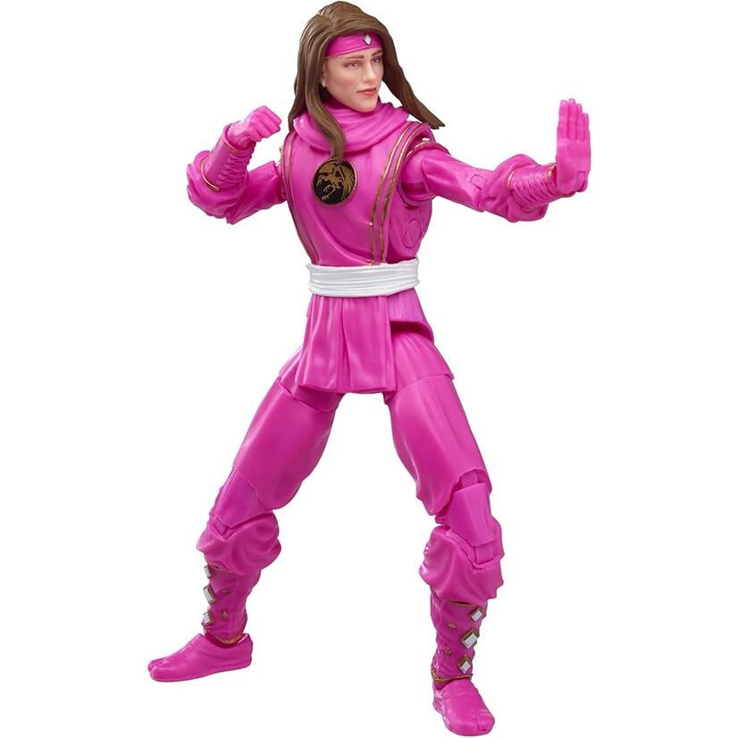 Power Rangers Lightning Collection Mighty Morphin Ninja Pink Ranger figure 15cm