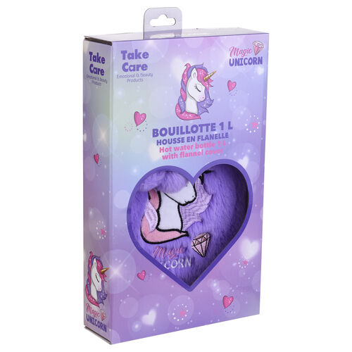 Unicorn Hot water bottle 1l