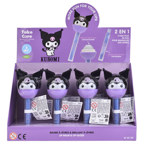Hello Kitty Kuromi Lip balm + gloss