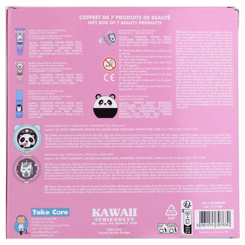 Set 7 productos belleza Kawaii