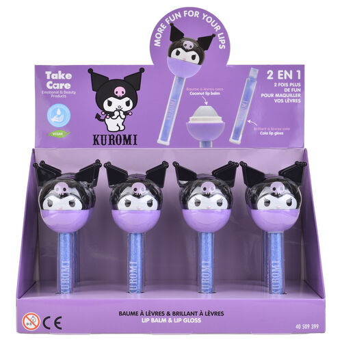 Hello Kitty Kuromi Lip balm + gloss