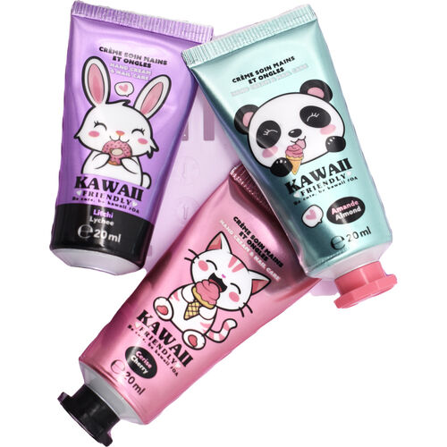 Set 3 Crema manos Kawaii 20ml