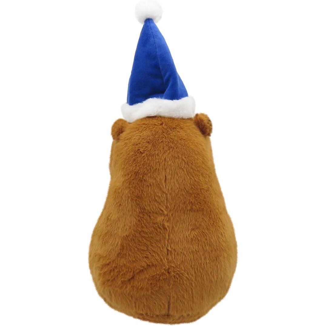 Real Madrid capibara teddy santa hat 35cm