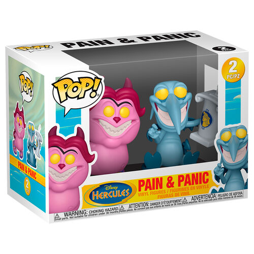Blister 2 figuras POP Disney Hercules Pain & Panic