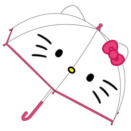 Paraguas manual Hello Kitty