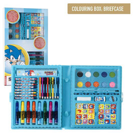 Sonic the Hedgehog Colouring stationery case