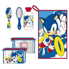 Sonic the Hedgehog toiletries bag set
