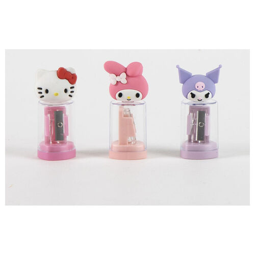 Hello Kitty and Friends assorted pencil sharpener with container