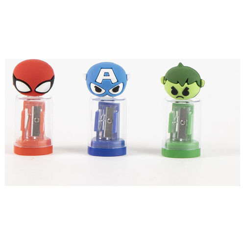 Marvel Avengers assorted pencil sharpener with container