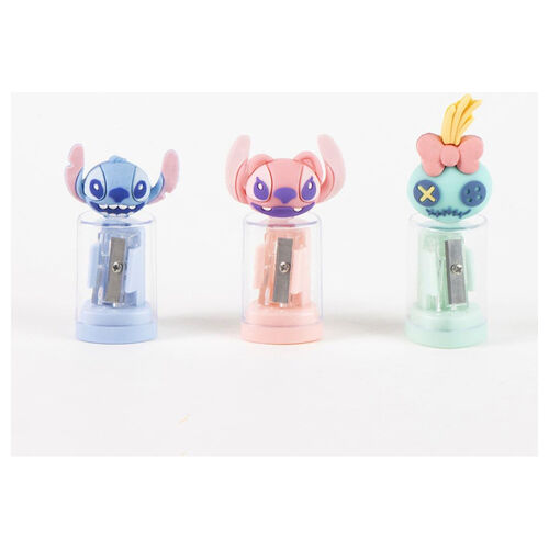 Disney Stitch assorted pencil sharpener with container