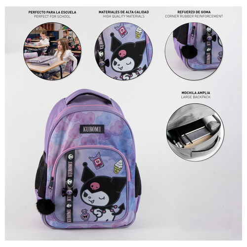 Mochila Kuromi Hello Kitty 42cm adaptable