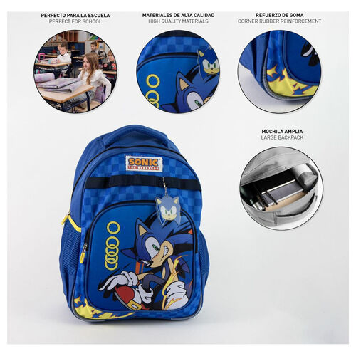 Sonic the Hedgehog adaptable backpack 42cm