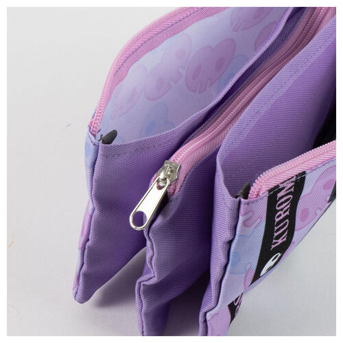 Portatodo Kuromi Hello Kitty triple
