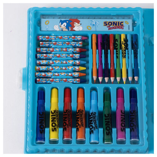 Sonic the Hedgehog Colouring stationery case