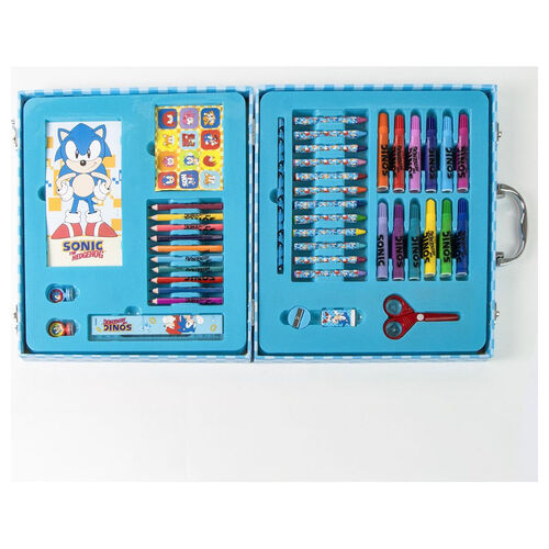 Sonic the Hedgehog Colouring stationery case