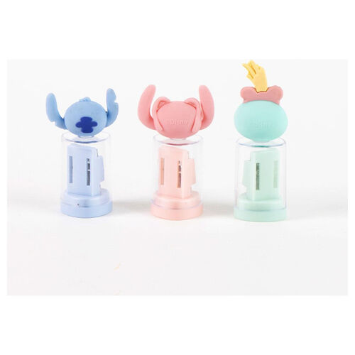 Disney Stitch assorted pencil sharpener with container