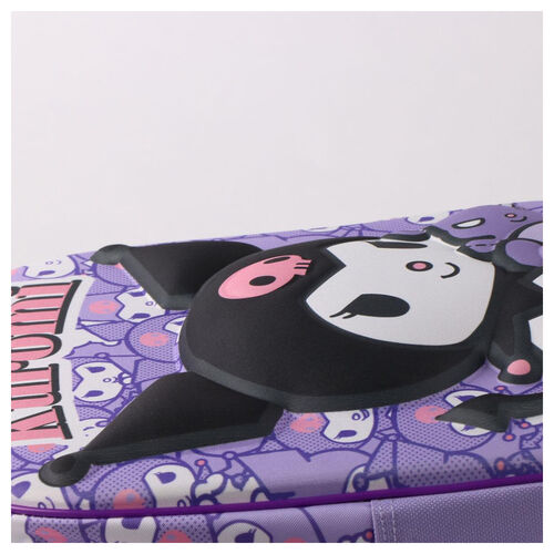 Mochila 3D Kuromi Hello Kitty 30cm