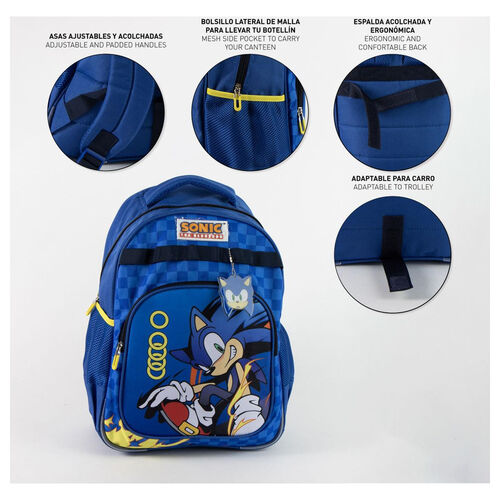 Sonic the Hedgehog adaptable backpack 42cm