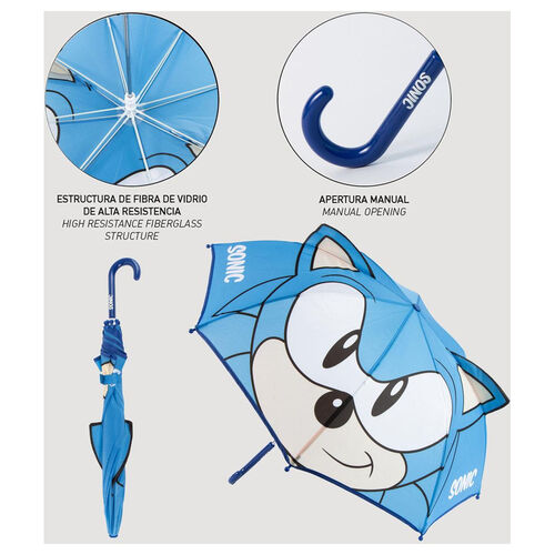 Paraguas manual Sonic the Hedgehog