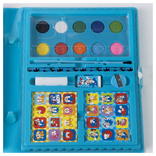 Sonic the Hedgehog Colouring stationery case