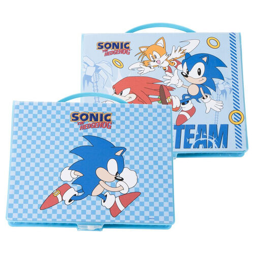 Sonic the Hedgehog Colouring stationery case