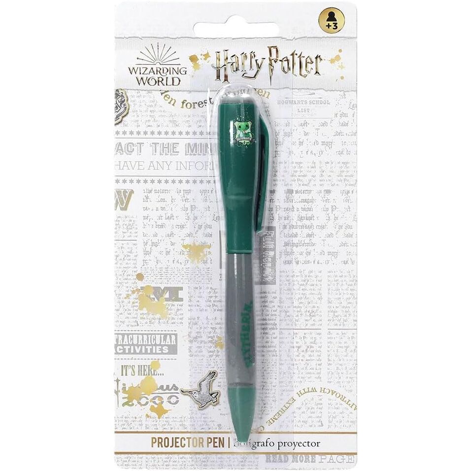 Boligrafo proyector luz Slytherin Harry Potter