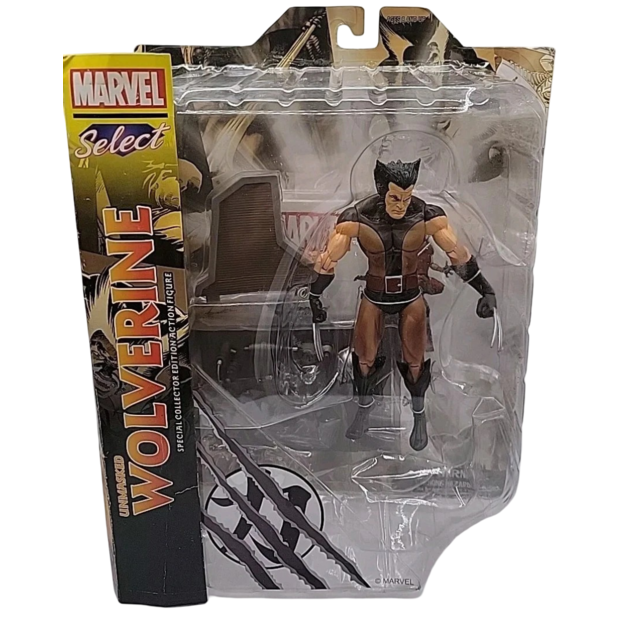 Figura Wolverine desenmascarado Marvel Select 18cm